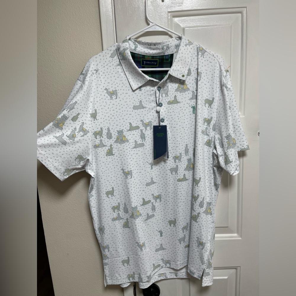 William Murray Golf Polo Size XL Llama Brand New With Tags